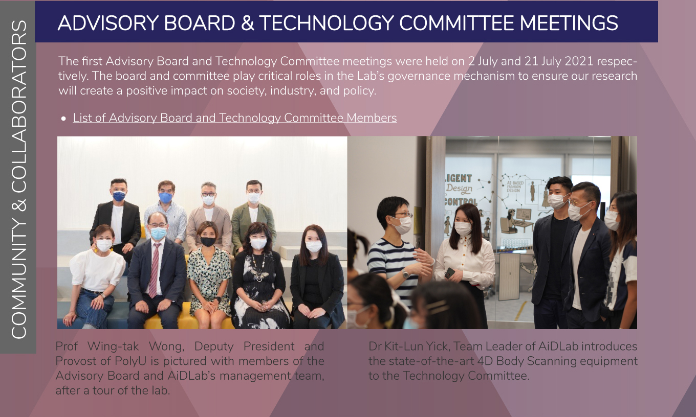 Advisory Board & Technology Committee Meetings